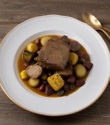 Hungarian Pork & Roasted Vegetables recipe image