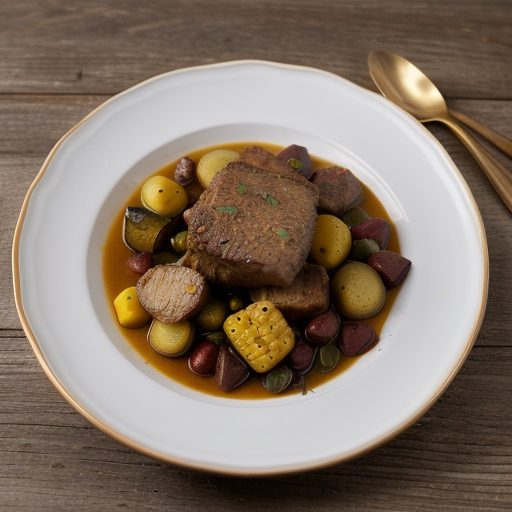Hungarian Pork & Roasted Vegetables recipe image