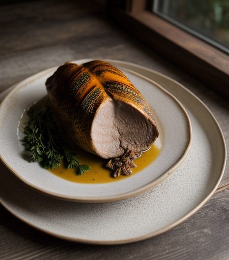 Hungarian Roast Pheasant - Hungary recipe image