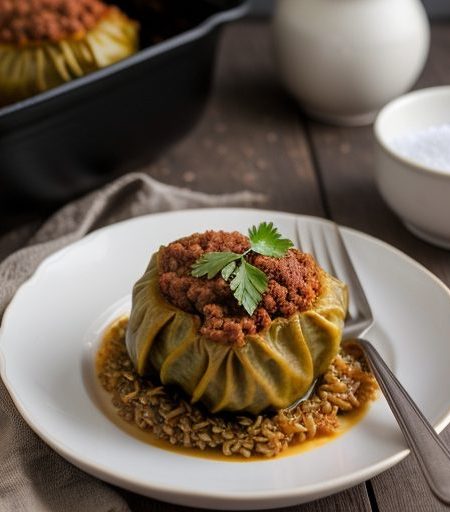Hungarian Stuffed Cabbage recipe image