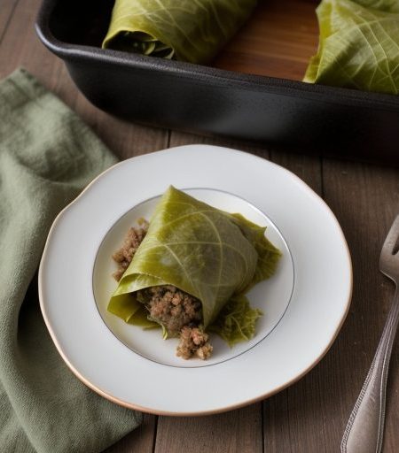 Hungarian Stuffed Cabbage Leaves recipe image