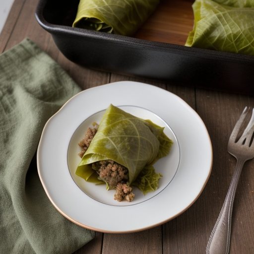 Hungarian Stuffed Cabbage Leaves recipe image