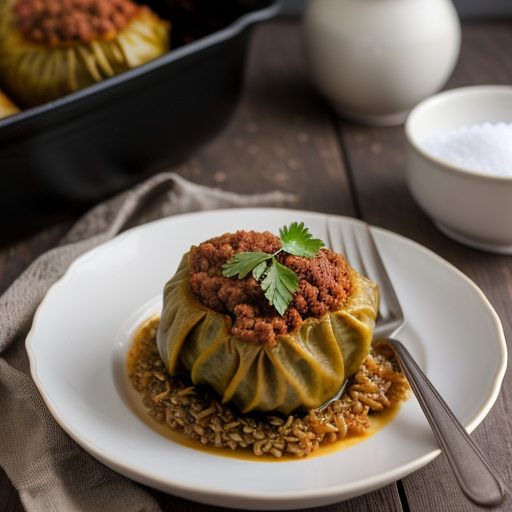 Hungarian Stuffed Cabbage recipe image