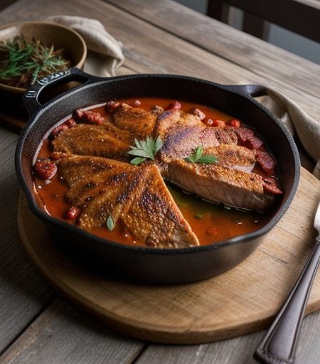 Hungarian Turkey Skillet recipe image