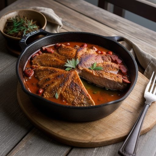 Hungarian Turkey Skillet recipe image