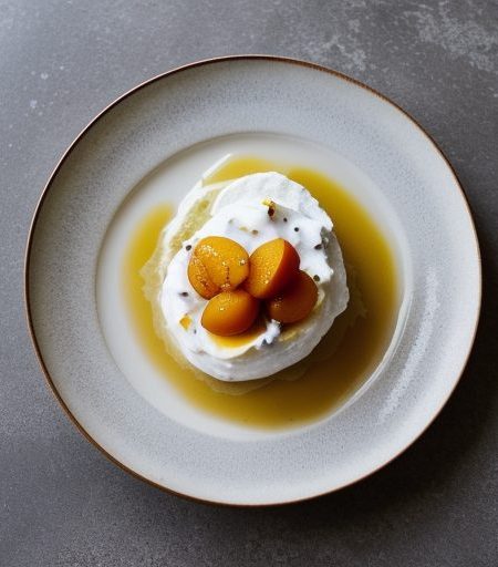Hunza Apricots With Thick Yoghurt recipe image