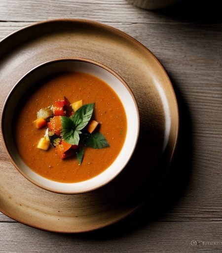 Ignacio Blanco's Roasted Vegetable Gazpacho recipe image