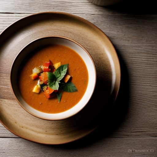 Ignacio Blanco's Roasted Vegetable Gazpacho recipe image