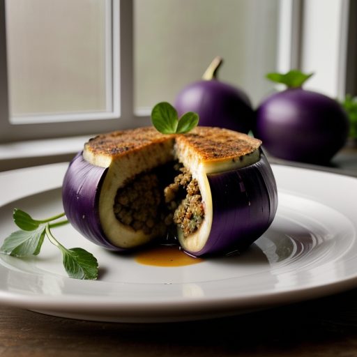 Imam Bayaldi ( Eggplant Stuffed With Aromatic recipe image