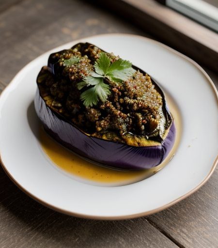 Imam Bayaldi (Eggplant Stuffed With Aromatics recipe image