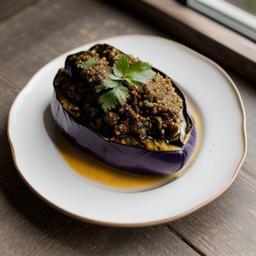 Imam Bayaldi (Eggplant Stuffed With Aromatics recipe image
