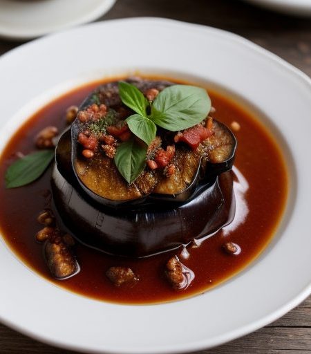 Imam Bayildi (Braised Eggplant With Tomatoes recipe image