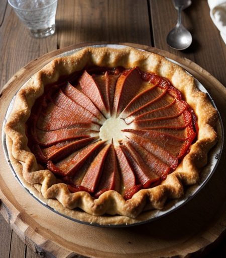 Impossible Beef & Tomatoe Pie recipe image