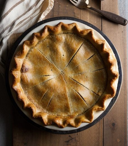 Impossible Beef and Mushroom Pie recipe image