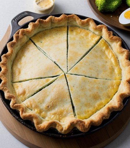 Impossible Broccoli-Cheese Pie recipe image
