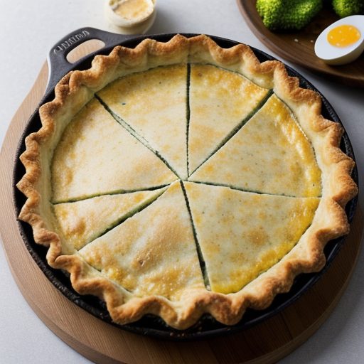 Impossible Broccoli-Cheese Pie recipe image