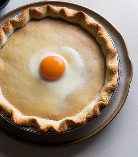 Impossible Cherry-Custard Pie recipe image