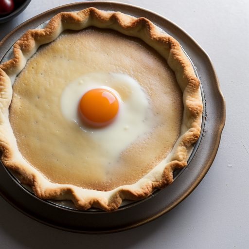 Impossible Cherry-Custard Pie recipe image