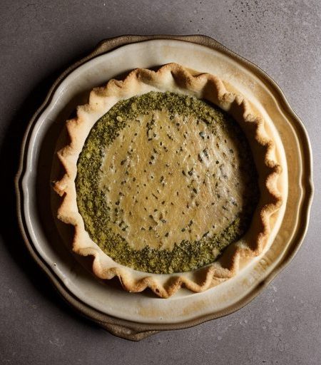 Impossible Chicken-Pesto Pie recipe image