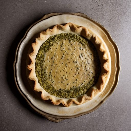 Impossible Chicken-Pesto Pie recipe image
