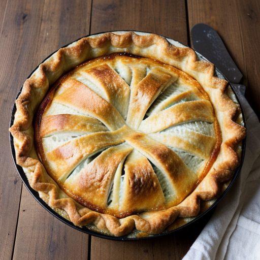 Impossible Chicken Vegetable Pie recipe image