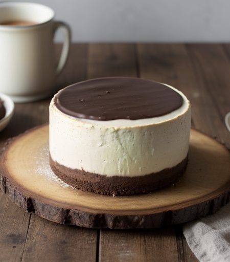 Impossible Chocolate Cheesecake recipe image
