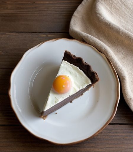 Impossible Chocolate Cream Pie recipe image