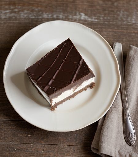 Impossible Chocolate Kaluha Cheesecake recipe image