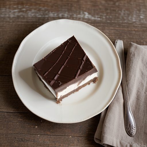 Impossible Chocolate Kaluha Cheesecake recipe image