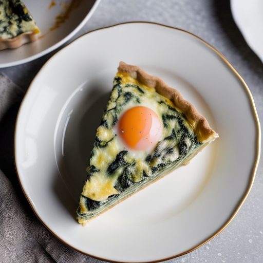 Impossible Crustless Spinach Quiche recipe image