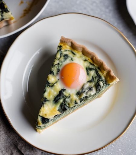 Impossible Crustless Spinach Quiche recipe image