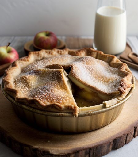 Impossible French Apple Pie recipe image