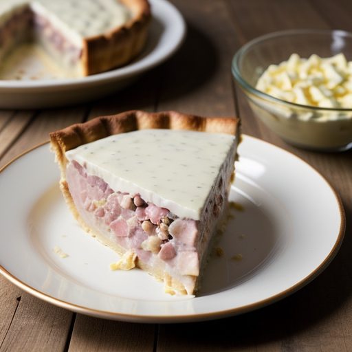 Impossible Ham Salad Pie recipe image