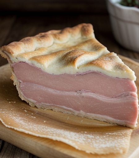 Impossible Ham and Swiss Pie recipe image
