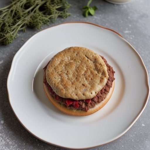 Impossible Hamburger Pizza recipe image