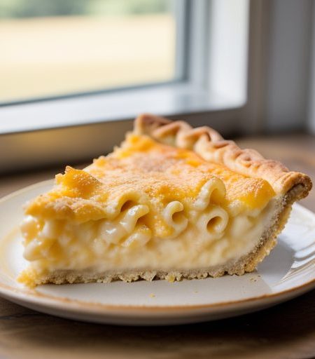 Impossible Macaroni & Cheese Pie recipe image