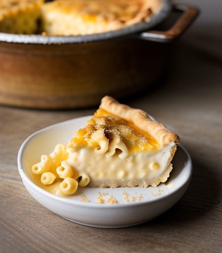 Impossible Macaroni and Cheese Pie recipe image