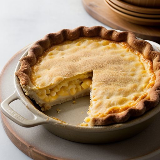 Impossible Macaroni and Cheese Pie recipe image