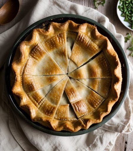 Impossible Mushroom Pie recipe image
