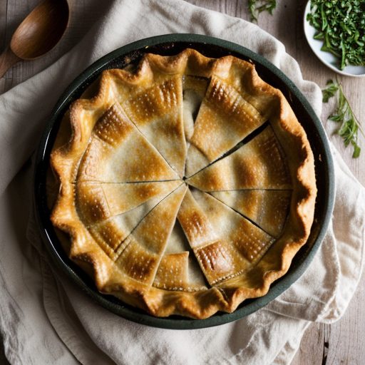 Impossible Mushroom Pie recipe image