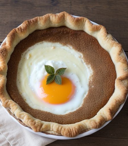 Impossible Peaches & Cream Pie Makeover (5 PTS recipe image