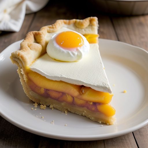 Impossible Peaches & Cream Pie recipe image