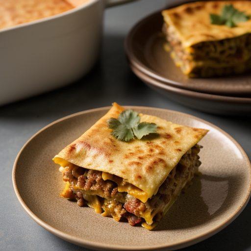 Impossible Tortilla Casserole recipe image