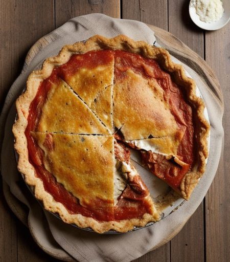 Impossible Tuna-Tomato Pie recipe image