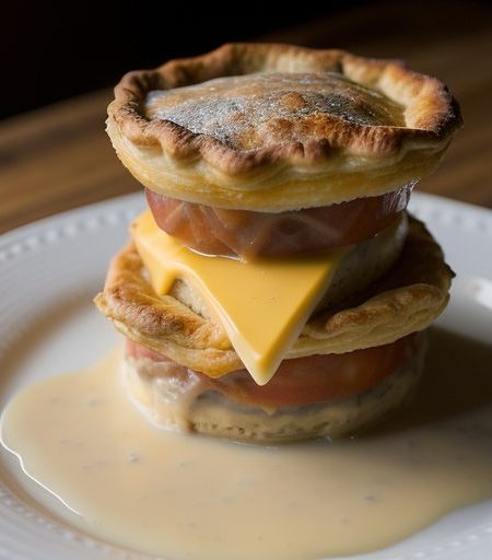 Impossible Tuna and Cheddar Pie recipe image