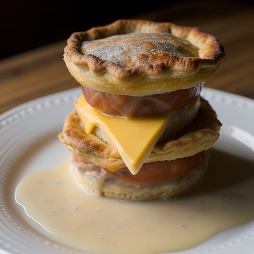 Impossible Tuna and Cheddar Pie recipe image