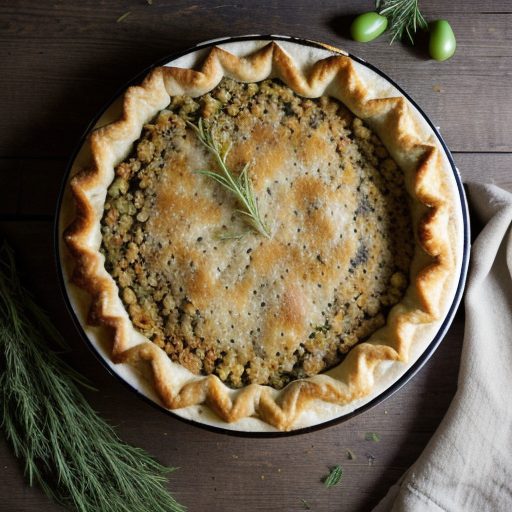 Impossible Turkey & Stuffing Pie recipe image