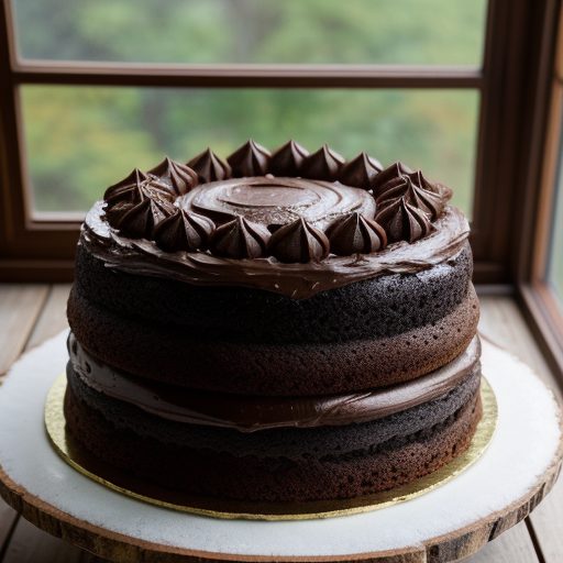Independence Day Chocolate Cake recipe image