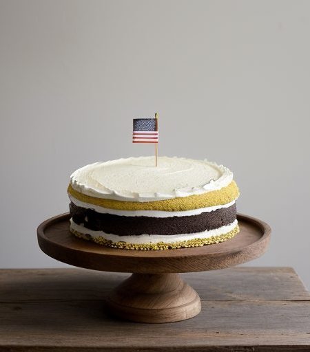 Independence Day Flag Cake recipe image