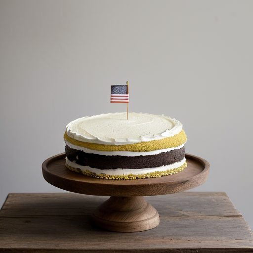 Independence Day Flag Cake recipe image